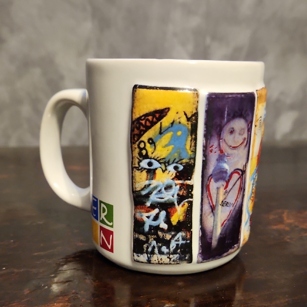 Vintage Berlin Wall Design Mug